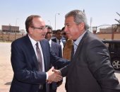 وزير الشباب والرياضة يصل بنى سويف لافتتاح منشآت شبابية ورياضية بالمحافظة