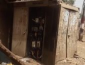 مواطن يطالب بنقل كابينة كهرباء فى قرية "الشيخ جبر" بسوهاج