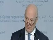 دى ميستورا: وقف إطلاق النار تقدم مهم ونقطة فارقة في الأزمة السورية