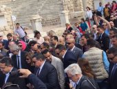 بالصور..وفد البرلمان ووزير الآثار ومحافظ الإسكندرية يشهدون تطوير "كوم الدكة"