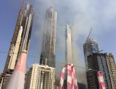 ننشر فيديو وصور حريق أبراج "فاونتين فيوز" فى دبى