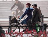 شاهد الصور الأولى لكواليس "Mary Poppins Returns" بلندن بين لين مانويل وبلانت