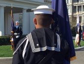 بالصور.. موكب الرئيس السيسى يصل البيت الأبيض وحرس الشرف الأمريكى يستقبله