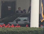 بالصور.. الرئيسان السيسي وترامب سيرا على الأقدام أمام البيت الأبيض