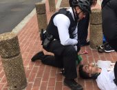 بالفيديو.. شرطة واشنطن تقبض على إخوانين اعتديا على الإعلامى يوسف الحسينى