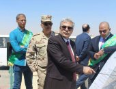 جابر نصار يزور العاصمة الإدارية برفقة مجموعة من طلاب جامعة القاهرة