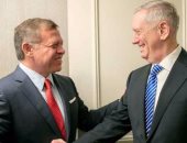 العاهل الأردنى يلتقى وزير الدفاع الأمريكى فى واشنطن