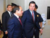 بالصور.. الرئيس السيسي يلتقى رئيس لجنة الاستخبارات الأمريكية بـ"الكونجرس"