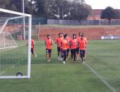 بالصور.. سموحة يؤدى تدريبه الأول فى جوهانسبرج استعدادا لبيدفيست