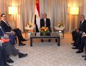 وزير الخزانة الأمريكية يعرب للسيسي عن تطلعه لزيادة شركات بلاده استثماراتها بمصر