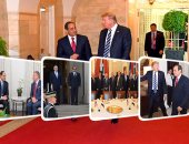 حصاد زيارة الرئيس لـ واشنطن فى 100 صورة.. لقاءات مع ترامب وصناع السياسة الأمريكية