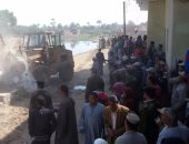 إزالة 14 حالة تعدٍ بالبناء وردم نهر النيل بمركز الواسطى ببنى سويف