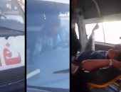 "أرواح الناس مش لعبة".. بالفيديو.. سائق إسعاف بالمنصورة يترك مريضا لشراء طعام