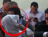 وصول المتهمين فى قضية الرشوة الكبرى لمحكمة القاهرة الجديدة لحضور أول جلسة