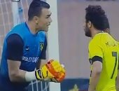 بالفيديو.. الحضرى يتقمص دور المدير الفنى لدجلة أمام الشرقية 