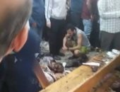 بالفيديو.. تداول اللقطات الأولى لآثار تفجير كنيسة مار جرجس بطنطا