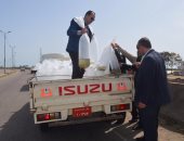 محافظ كفر الشيخ يضبط سيارة تحمل لوحات معدنية مزورة