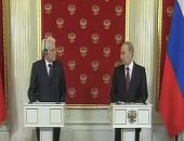 بوتين: الإرهاب هو الخطر الأساسى وعلينا توحيد الجهود للقضاء عليه