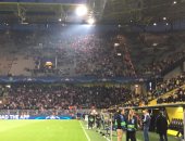 بالفيديو.. جماهير موناكو تهتف لدورتموند بعد الانفجارات