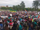 بالصور.. مظاهرات حاشدة فى جنوب أفريقيا تطالب جاكوب زوما بالتنحى