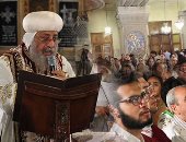  بعد تطبيق التعليمات الأمنية الجديدة..الكنائس تصلي "لقان خميس العهد".. الكشافة تتأكد من الهويات ومنع دخول الحقائب ومرور السيارات..الكهنة يغسلون أرجل الشعب والعدس ضيف موائد الأقباط