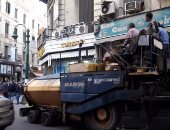 بالفيديو والصور.. رفع كفاءة شارع كنيسة مارمرقس بالإسكندرية