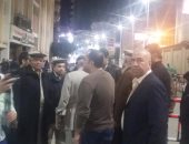 نائب مدير أمن دمياط يتفقد إجراءات تأمين الكنائس 