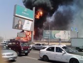 مساعد وزير الداخلية للمرور ينتقل لموقع انفجار خط الغاز بشارع التسعين