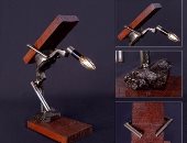 التطور الطبيعيى للروبابكيا.. "مافريكس" مشروع لإعادة تدوير الخردة وتحويلها لوحدات إضاءة.. الشباب يستغلون القطع المهملة لصناعة تحف الديكور بأقل التكاليف.. ووابور الجاز ومفرمة اللحمة أبرز التصميمات