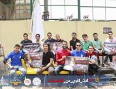 بالصور.. حملة "أنت أقوى من المخدرات" تصل جامعة عين شمس لتوعية 3500 طالب