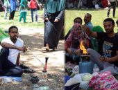 بالفيديو.. الشيشة والبوتاجاز.. أبرز مظاهر الاحتفال بشم النسيم فى القناطر الخيرية