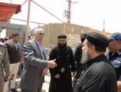 مدير أمن المنيا يزور دير الأنبا أنطونيوس بالمنيا
