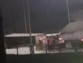 قارئ يشارك "صحافة المواطن" بصورة لانقلاب مقطورة بـ"دائرى الوراق"