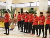 شاهد.. محمد هانى "يؤم" لاعبى الأهلى فى الصلاة