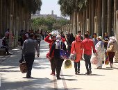 بالصور.. حديقة الأزهر: استقبلنا 10 آلاف زائر حتى الآن و80 فرد أمن داخل الحديقة