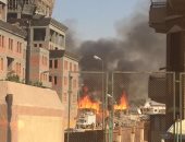 الحماية المدنية بالجيزة تسيطر على حريق بمكتب تموين بولاق الدكرور