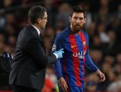 شاهد.. برشلونة يفشل فى اختراق دفاع يوفنتوس بشوط سلبى.. وإصابة ميسي