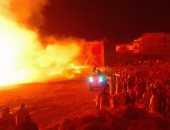 نشوب حريق بمزرعة دواجن بقرية كفر الشاويش بالشرقية