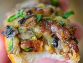 طريقة عمل ساندوتش المشروم واللحم