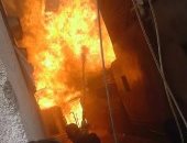 اندلاع حريق هائل بمخزن أخشاب بمدينة القرين فى الشرقية