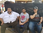 شاهد التجهيزات النهائية لحفل محمد حماقى فى جامعة مصر