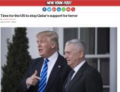 "نيويورك بوست" تطالب وزير الدفاع الأمريكى بمحاسبة قطر لدعمها للإرهاب