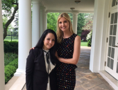 إيفانكا ترامب تنشر صورتها بصحبة آية حجازى فى البيت الأبيض