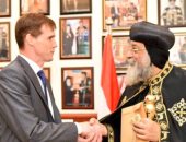 جون كاسن: البابا تواضروس يلهمنا الصبر والإيمان وشرفت بتسليمه رسالة لندن