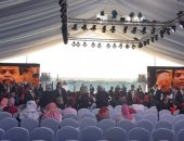 بالصور.. نرصد التجهيزات لمؤتمر الشباب بالإسماعيلية قبل وصول الرئيس