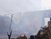مصرع شخص ونفوق رؤوس ماشية فى حريق 6 منازل  بمركز  صدفا باسيوط