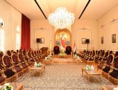 صفحة الكنيسة القبطية تنشر صور آخر استعدادات استقبال بابا الفاتيكان