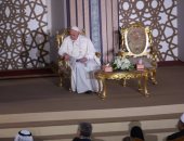 بالفيديو والصور.. بابا الفاتيكان بمؤتمر الأزهر للسلام: نحن الآن فى أمس الحاجة إلى صنع السلام