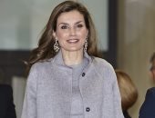 ملكة أسبانيا تتألق فى فستان من تصميم كارولين هيريرا فى آخر إطلالاتها