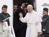 مغادرة بابا الفاتيكان روما فى طريقه إلى القاهرة